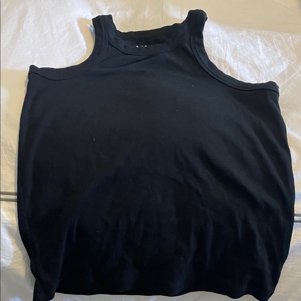 LOFT Black Tank Tops